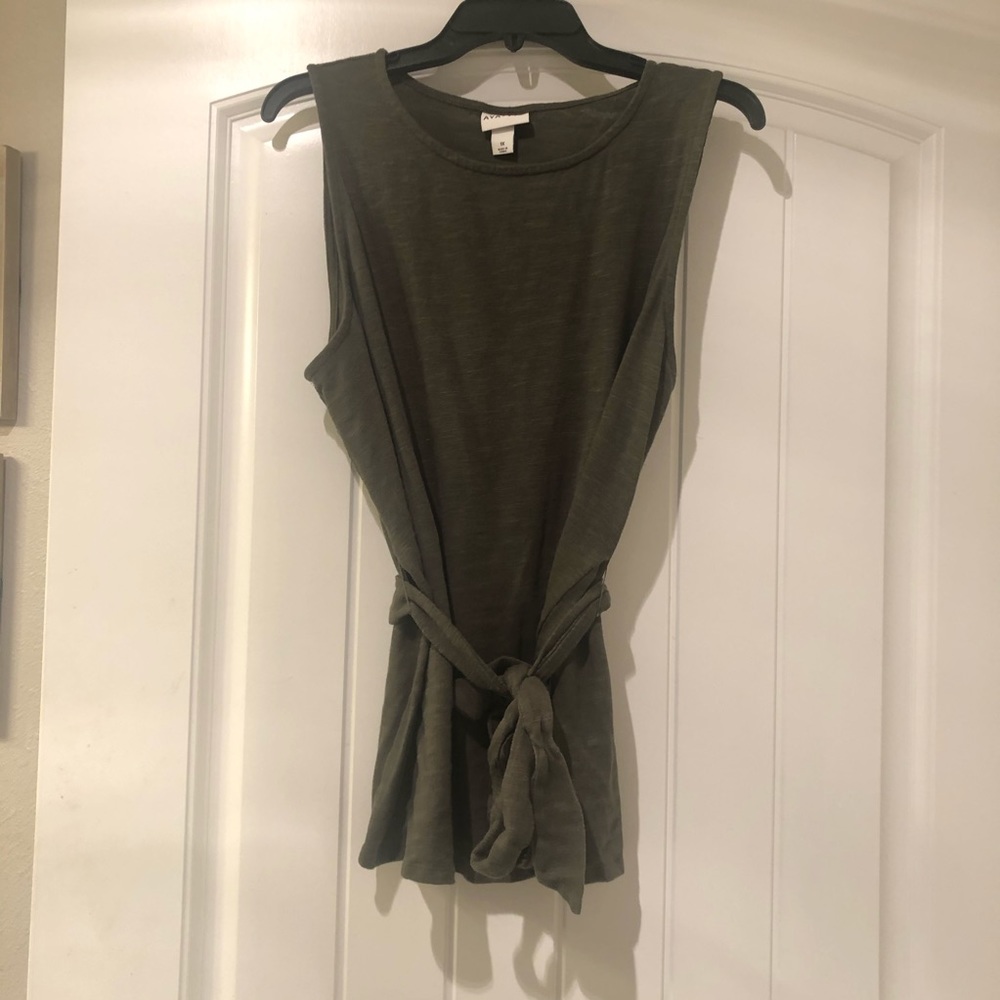 Green Tank Top with Matching Belt